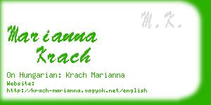 marianna krach business card